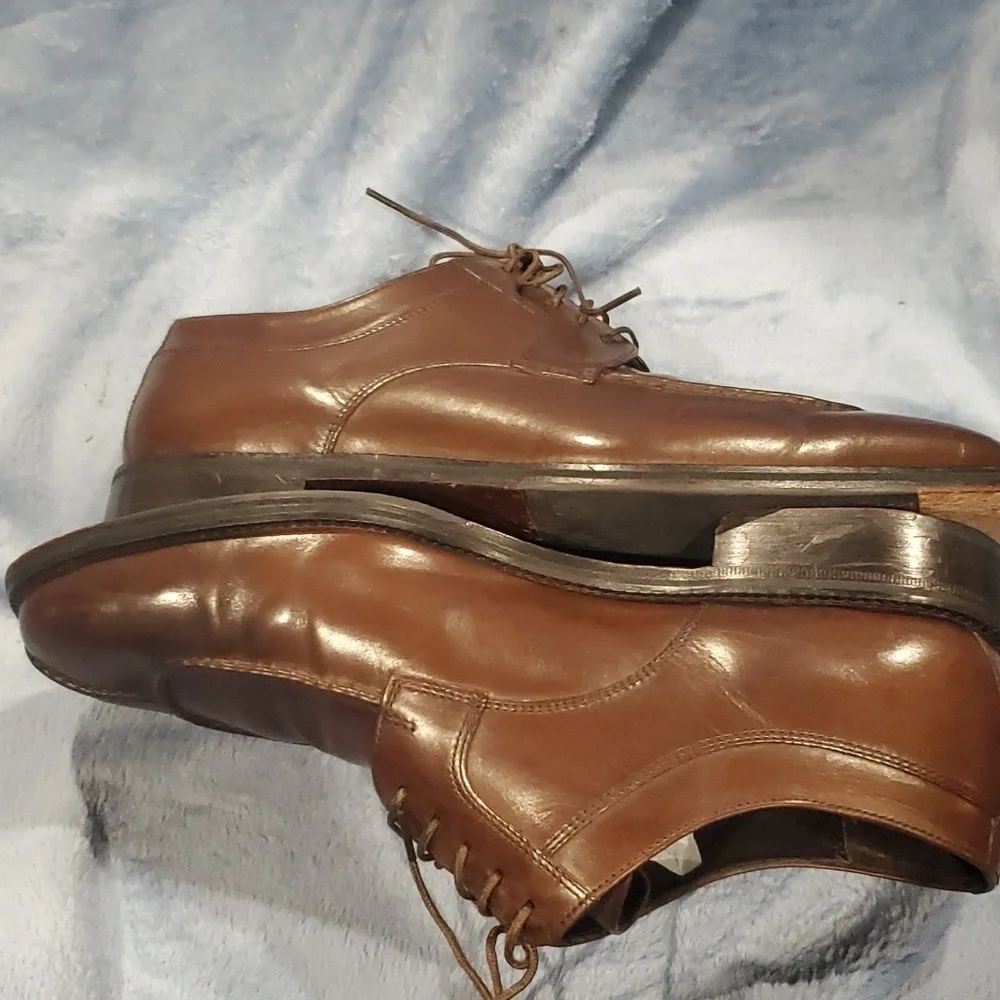 Cole Haan city chocolate brown leather lace up oxford